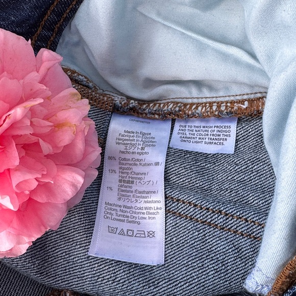🩷 Madewell; The Perfect Vintage Straight Jean W/31 & L/27; Cotton/Hemp/Elastane - Picture 10 of 13